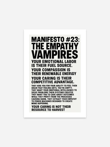 Solienne - Manifesto 19