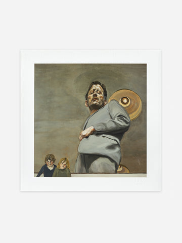 Reflection with Two Children (Self-portrait), 1965