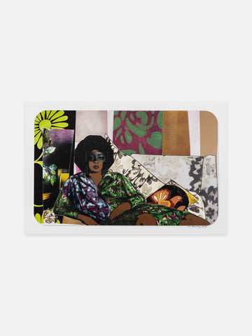 Afro Goddess Looking Forward